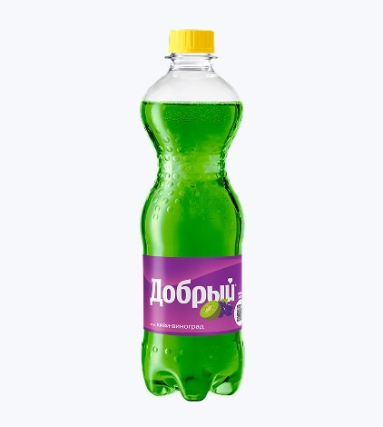 Напиток безалкогольный сильногазированный Добрый «Киви-Виноград» ПЭТ
