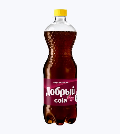 Напиток безалкогольный ДОБРЫЙ Кола Малина с/газ ПЭТ 