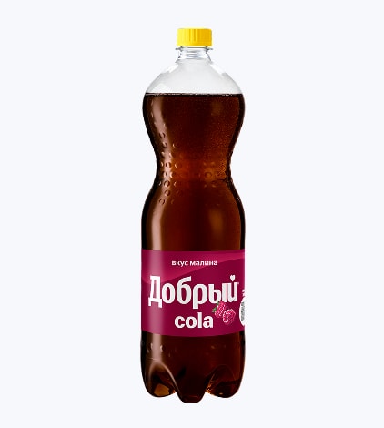 Напиток безалкогольный ДОБРЫЙ Кола Малина с/газ ПЭТ 