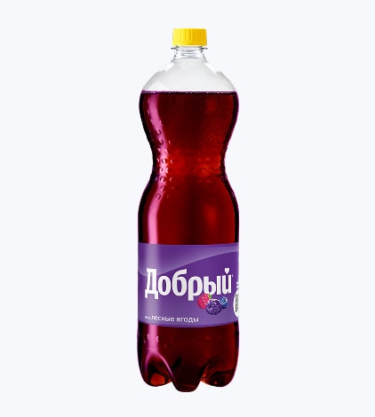 Напиток безалкогольный ДОБРЫЙ Лесные ягоды с/газ ПЭТ 
