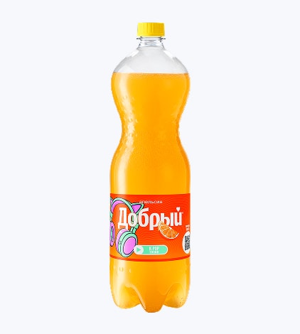 Напиток безалкогольный ДОБРЫЙ Апельсин с витамином С низк. калор. с/газ ПЭТ